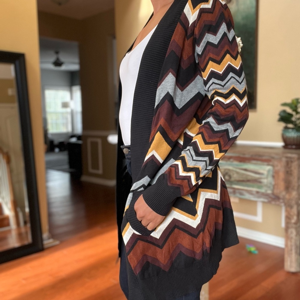 Missoni For Target Open Front Multicolor Cardigan - image 2